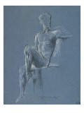 Etude d'homme assis