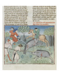 The Book of Gaston Phoebus Hunting: Killing the Boar