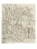 Etude pour le Triomphe d'Alexandre