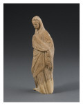 Statuette de femme debout et drapée