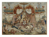Tapisserie : L'audience du Prince  1ère pièce de la tenture chinoise
