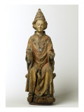 Statue ; saint Pierre en pape