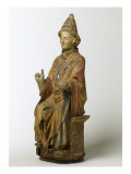 Statue ; saint Pierre en pape