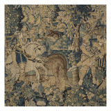 Scène de chasse au sanglier