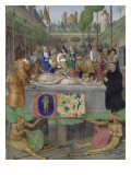 Le Livre d'Heures d'Etienne Chevalier : Les Heures de la Croix  Embaumement du corps de Jésus