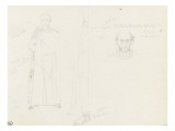 Etude de figures en costume byzantins