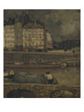Le bras gauche de la Seine devant la place Dauphine