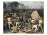 Le débarquement de l'armée des barbares