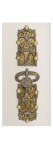 Tombe de la reine Arégonde : plaque-boucle de ceinture ou baudrier