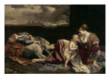 The Rest of the Holy Family on the Flight into Egypt