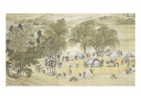 Les chasses de Moulan : le campement