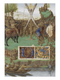 Le Livre d'Heures d'Etienne Chevalier : Les Suffrages des Saints  martyre de Saint André