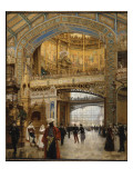 Le dôme central à l'exposition universelle de 1889