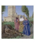 Le Livre d'Heures d'Etienne Chevalier : L'Office des morts  Job sur son fumier
