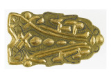 Deux petites contre-plaques: garniture de chaussures ou de jarretières