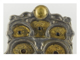 Tombe de la reine Arégonde : plaque-boucle de ceinture ou baudrier