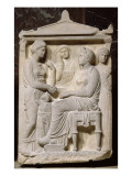 Stèle funéraire de Bacô  Socratès et Aristoniké
