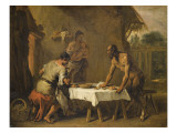 Le Satyre et le Paysan  Fable d'Esope
