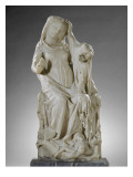 La Vierge assise couronnée par l'Enfant et foulant aux pieds une sirène