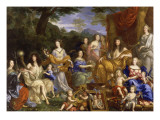 La Famille de Louis XIV en 1670 représentée en Travestis mythologiques