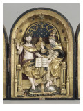 Triptyque de la Trinité  provenant de la clôture d'Augerolles
