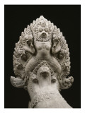 Extrémité de balustrade à garuda et naga