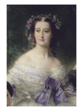 L'impératrice Eugénie entourée des dames d'honneur du palais