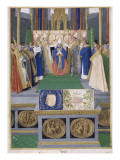 Le Livre d'Heures d'Etienne Chevalier : Les Suffrages des Saints  le sacre de saint Nicolas