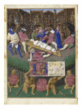 Le Livre d'Heures d'Etienne Chevalier : Les Suffrages des Saints  martyre de sainte Apolline
