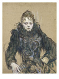 La femme au boa noir