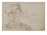 Le voyage aux Pays-Bas : Caspar Sturm devant un paysage fluvial
