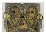 Tombe de la reine Arégonde : plaque-boucle de ceinture ou baudrier