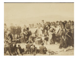 Le Prince impérial offrant une collation aux enfants de troupe le 30 novembre 1860