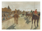 Le Défilé  dit aussi Chevaux de course devant les tribunes
