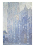 La cathédrale de Rouen Le portail et la tour Saint-Romain  effet du matin