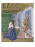Le Livre d'Heures d'Etienne Chevalier : Les Heures de la Vierge  La seconde Annonciation