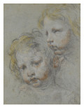 Deux têtes d'enfants
