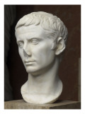 L'empereur Auguste (empereur de 27 av-14 ap J-C) (tête   fragment de satue)
