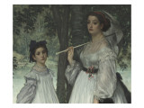 Les deux soeurs ; dit aussi Portraits dans un parc