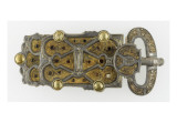 Tombe de la reine Arégonde : plaque-boucle de ceinture ou baudrier