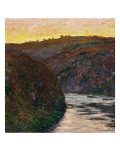 La Vallée de la Creuse  soleil couchant