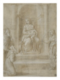 La Vierge et l'Enfant trônant  avec sainte Catherine et deux saints