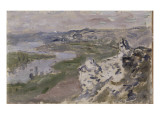 La Seine  vue des hauteurs de Chantemesle