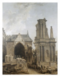 L'église des Feuillants en démolition