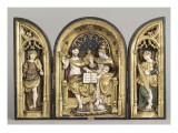 Triptyque de la Trinité  provenant de la clôture d'Augerolles