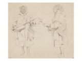 Deux études de musicien maure; mars 1830