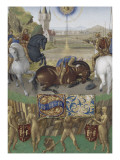Le Livre d'Heures d'Etienne Chevalier : Les Suffrages des Saints  Saint Paul sur le chemin de Damas