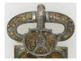 Tombe de la reine Arégonde : plaque-boucle de ceinture ou baudrier