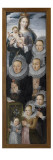 Deux panneaux : Donatrice en prière et saint Nicolas