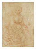 La Vierge  l'Enfant et le petit saint Jean